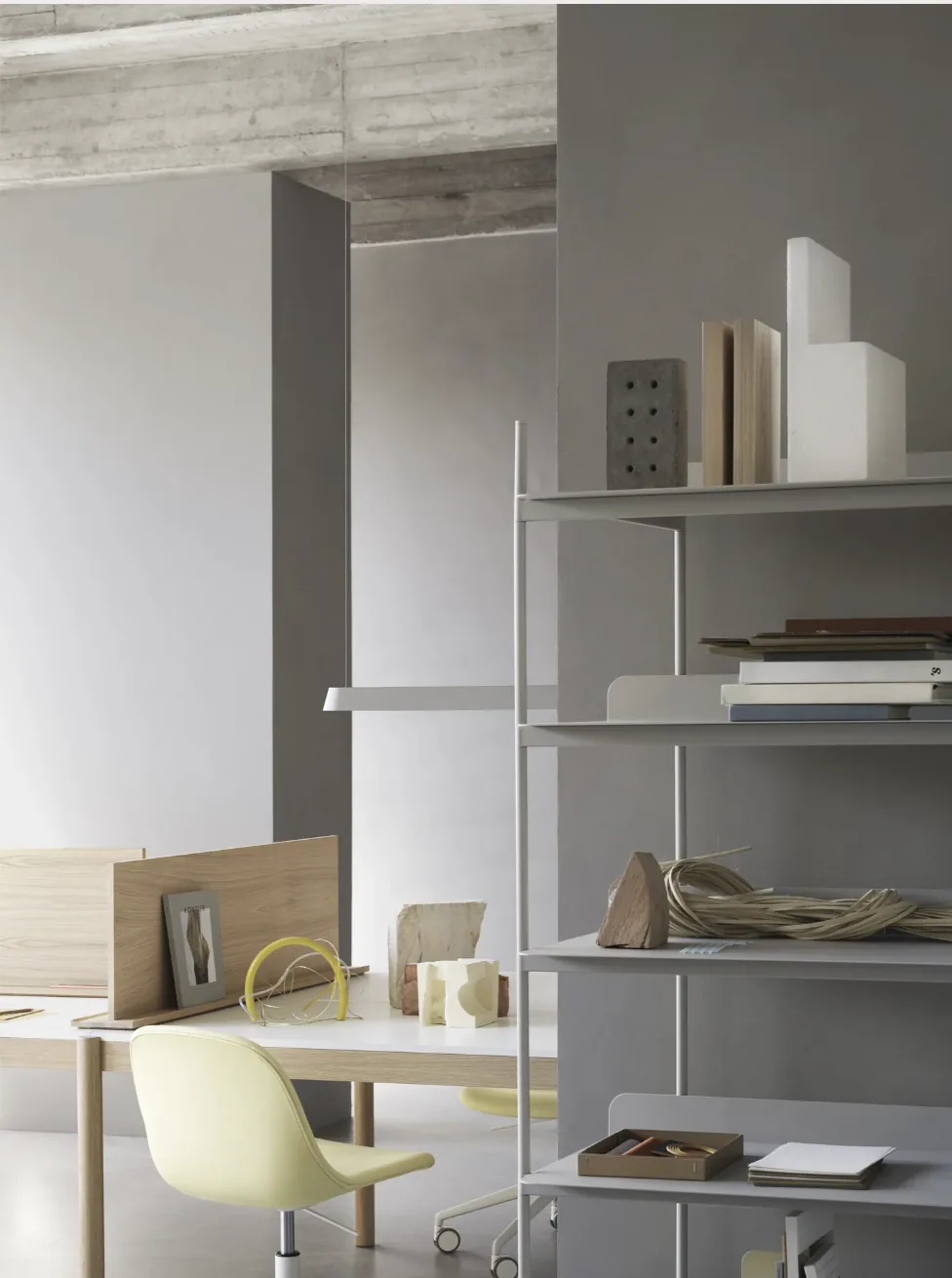 Muuto furniture — workspace and shelving